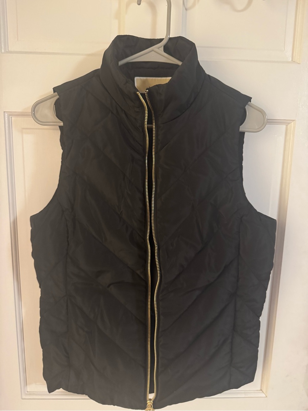 Michael Kors Women's Black Quilted Puffer Vest Size XS NWT Full Zip